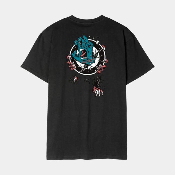 Santa Cruz Roskopp Screaming Target T-Shirt-Black | Santa Cruz | T Shirt