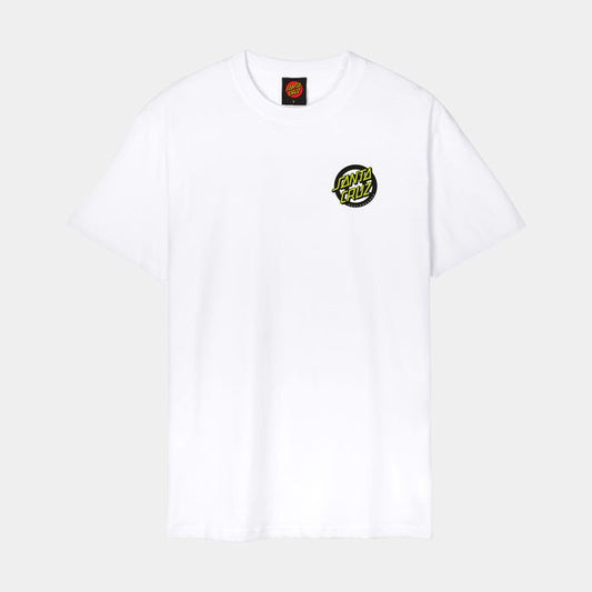 Santa Cruz Roskopp Screaming Target T-Shirt-White | Santa Cruz |