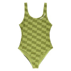 Santa Cruz Strip Bodysuit-Chartreuse Wave Check 14 | Santa Cruz |