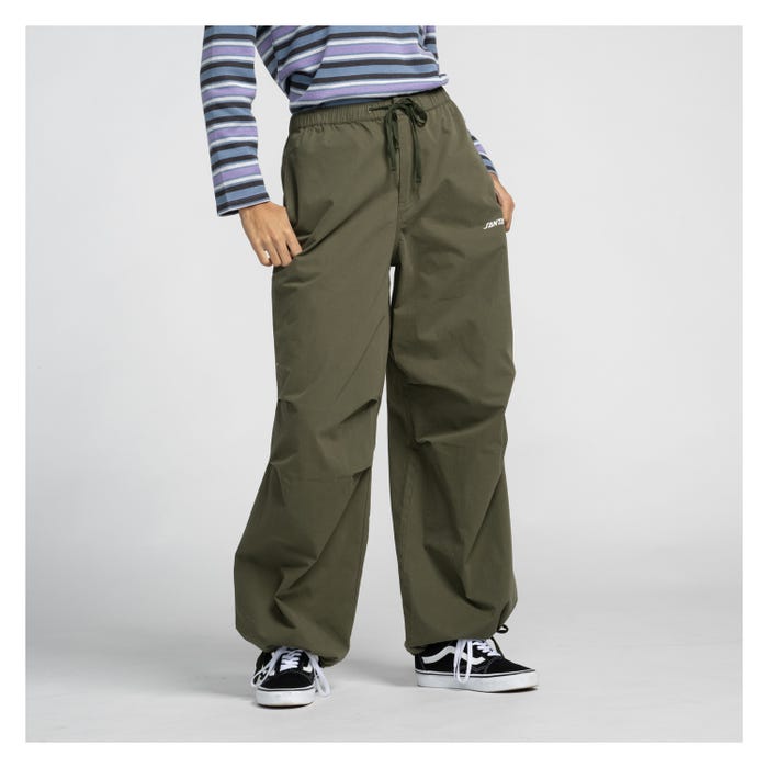 Santa Cruz Parachute Strip Pant-Khaki | Santa Cruz | Trousers