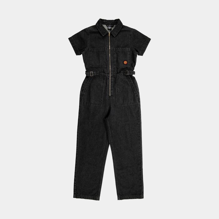Santa Cruz Utility Jumpsuit-Black Wash UK14 | Santa Cruz | Jumpsuits