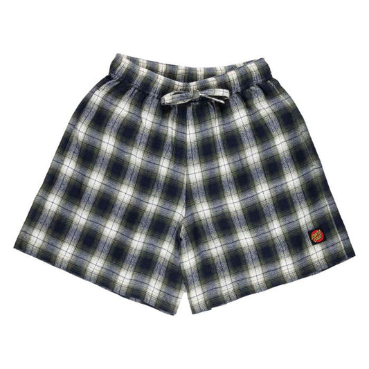 Santa Cruz Classic Check Shorts-Navy/Green Check 14 | Santa Cruz |