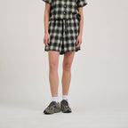 Santa Cruz Classic Check Shorts-Navy/Green Check | Santa Cruz |