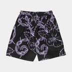 Santa Cruz Mono Cabana Shorts-Black/Lavender | Santa Cruz | Shorts