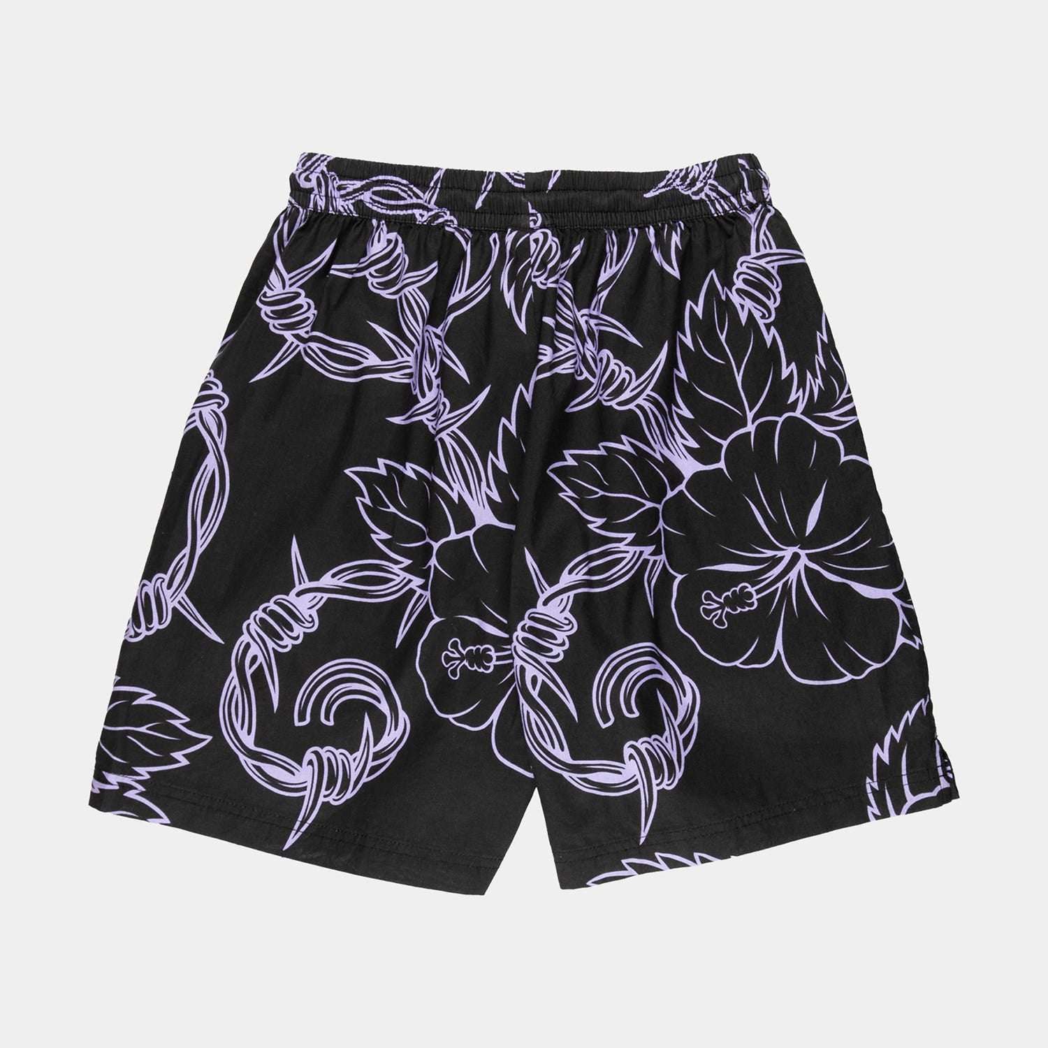 Santa Cruz Mono Cabana Shorts-Black/Lavender | Santa Cruz | Shorts