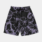 Santa Cruz Mono Cabana Shorts-Black/Lavender UK14 | Santa Cruz | Shorts