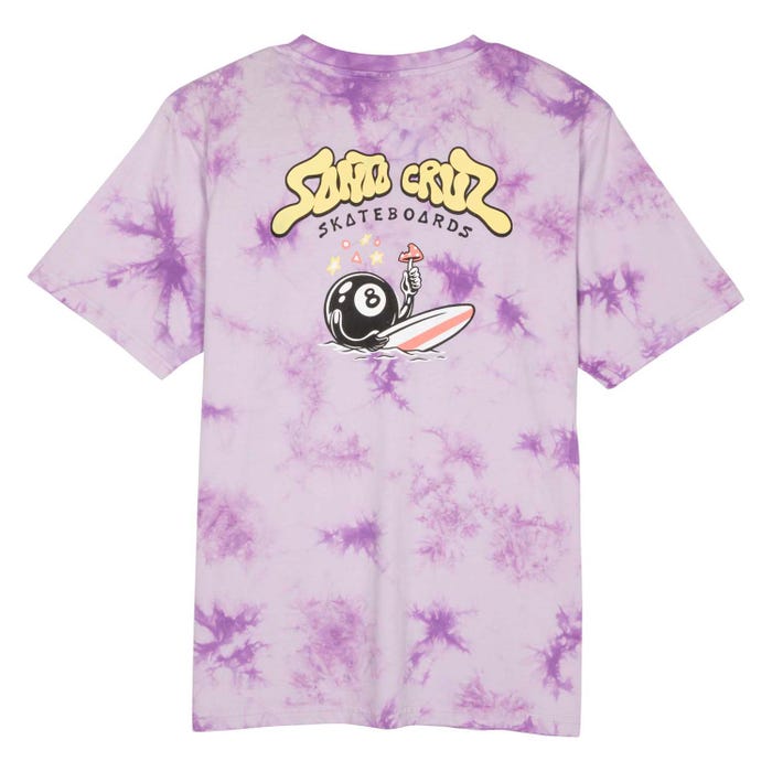 Santa Cruz Winkowski 8Baller Surf T-Shirt-Lavender Tie Dye | Santa Cruz |