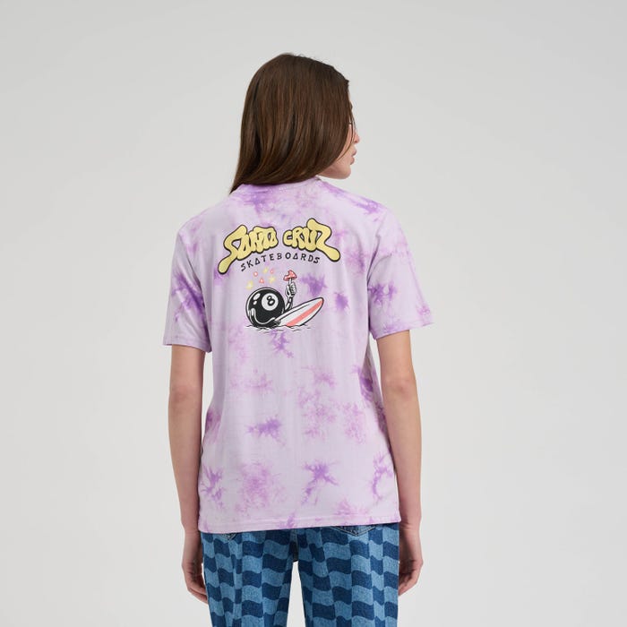 Santa Cruz Winkowski 8Baller Surf T-Shirt-Lavender Tie Dye | Santa Cruz |