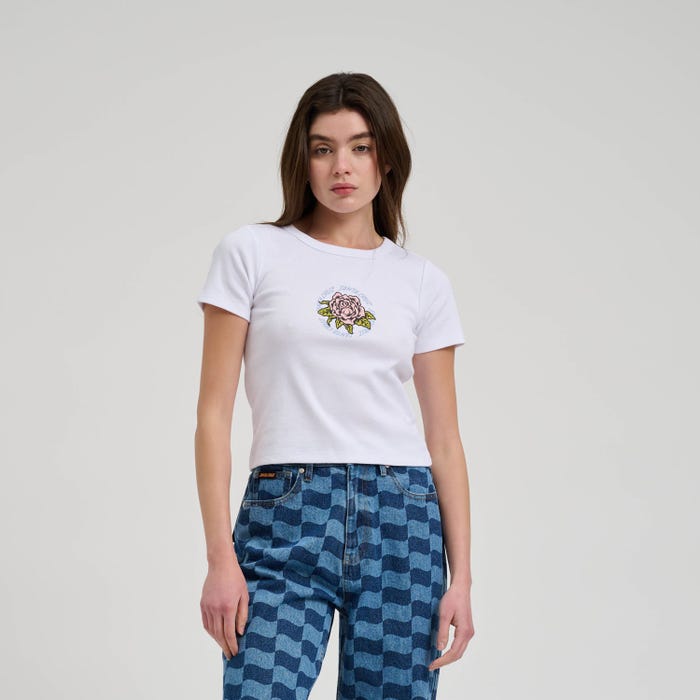 Santa Cruz Ringed Arrangement T-Shirt-White | Santa Cruz |