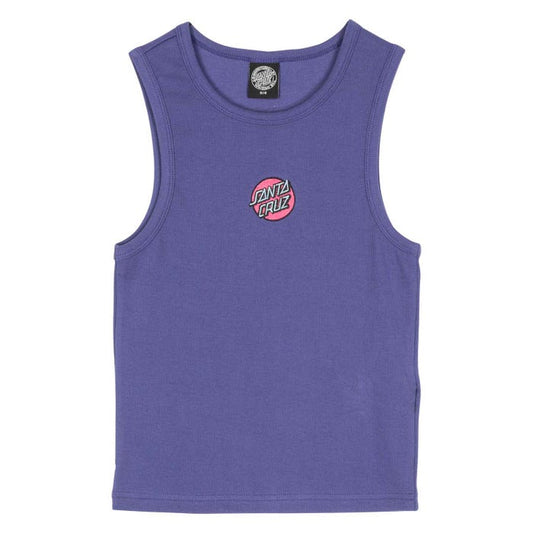 Santa Cruz Other Dot Embroidered Tank-Future Dusk | Santa Cruz |