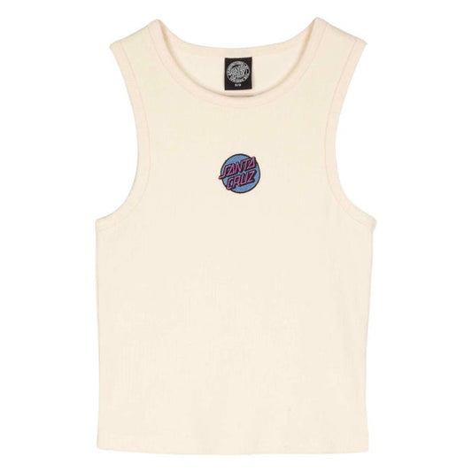 Santa Cruz Other Dot Embroidered Tank-Chalk | Santa Cruz |