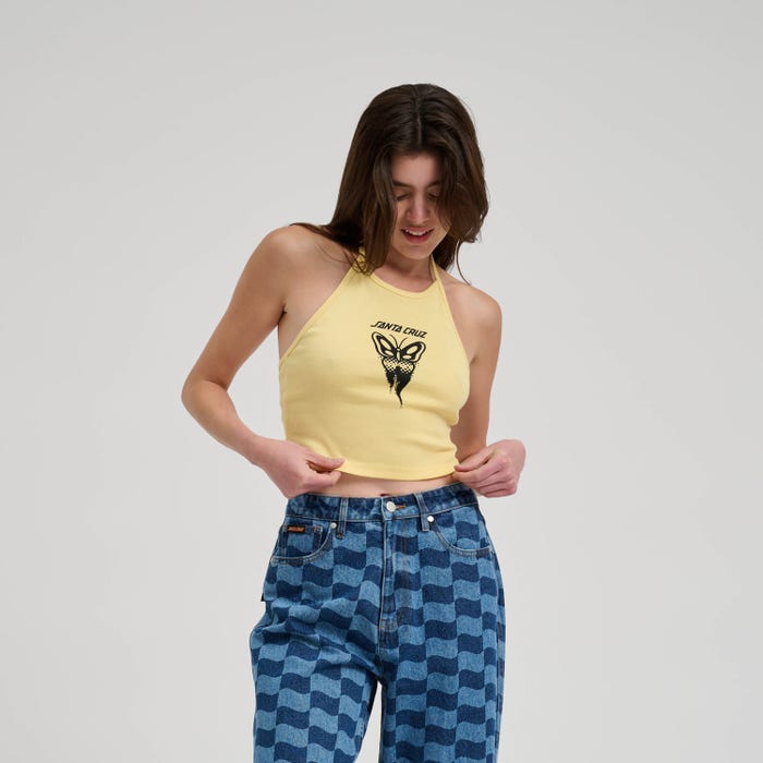 Santa Cruz Asp Butterfly Halter Top-Butter | Santa Cruz |