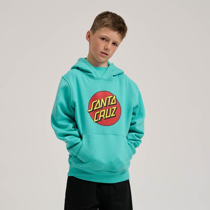 Santa Cruz Youth Classic Dot Hood-Pool Blue | Santa Cruz |
