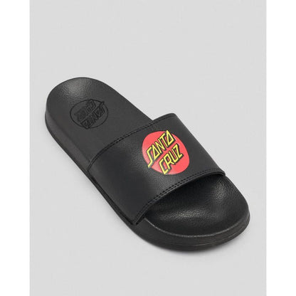 Santa Cruz Youth Classic Dot Slides (BlK) | Santa Cruz | Sliders