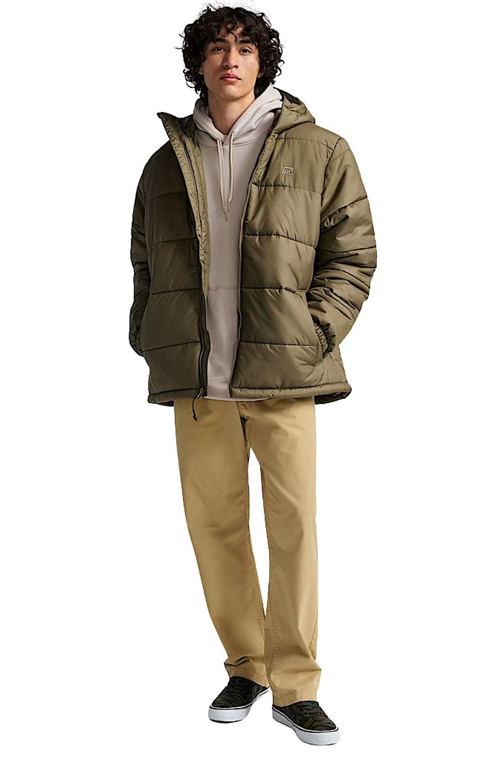 Vans Hillgate Puffer Jacket-Bungee Cord | Vans | Jacket - Northshore Newquay - Surf/Skate