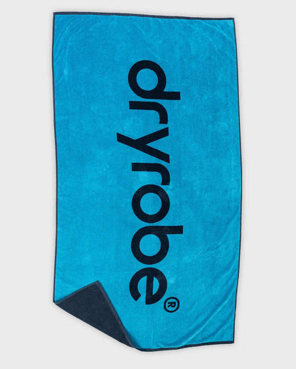 Dryrobe Beach Towel Blue Charcoal Grey | Dryrobe | Beach Towel