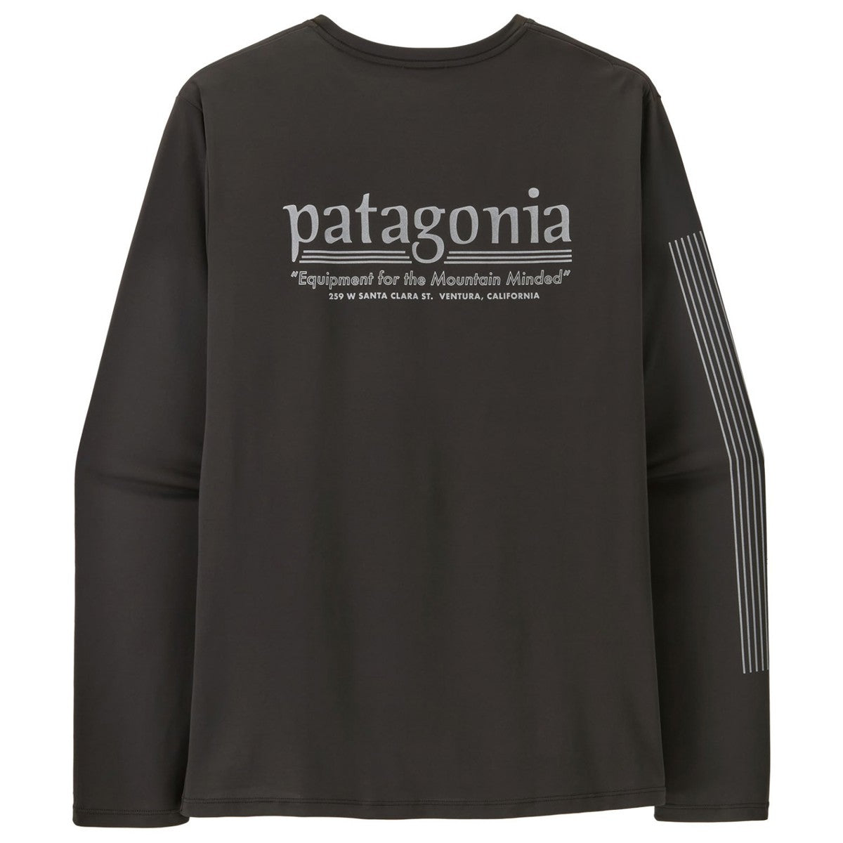 Patagonia Cap Cool Daily Long Sleeve T-Shirt-Hut Tripper-Black