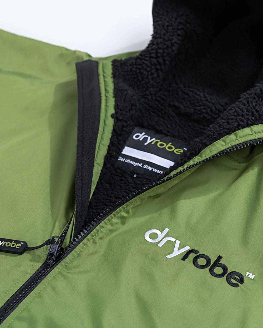 DryRobe V3 Adult Long Sleeve Forest Green / Black | Dryrobe | Dryrobe