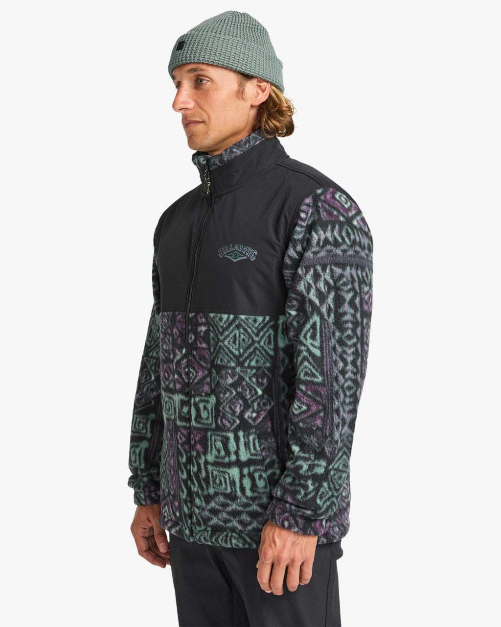 Billabong Boundary Re-Issue - Half Zip Mock Neck Pullover-Multi | Billabong | Fleece - Northshore Newquay - Surf/Skate