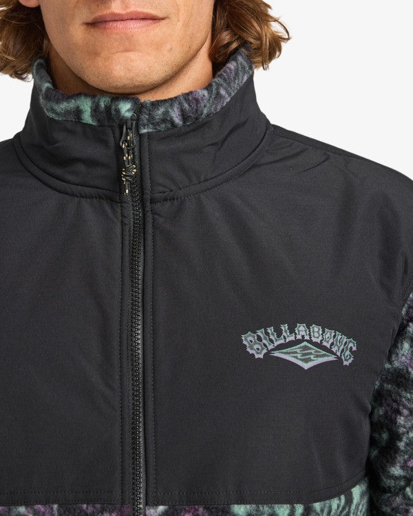 Billabong Boundary Re-issue - Polar Fleece Zip Pullover-black