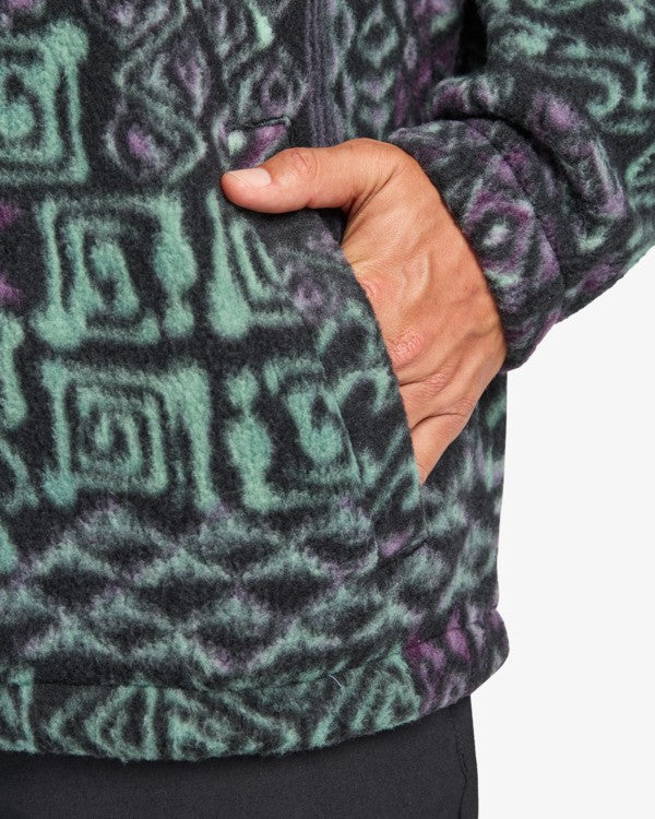 Billabong Boundary Re-issue - Polar Fleece Zip Pullover-black