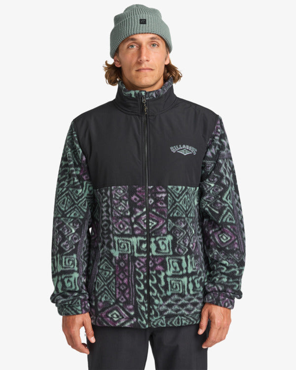 Billabong Boundary Re-issue - Polar Fleece Zip Pullover-black | Billabong | Fleece - Northshore Newquay - Surf/Skate Shop