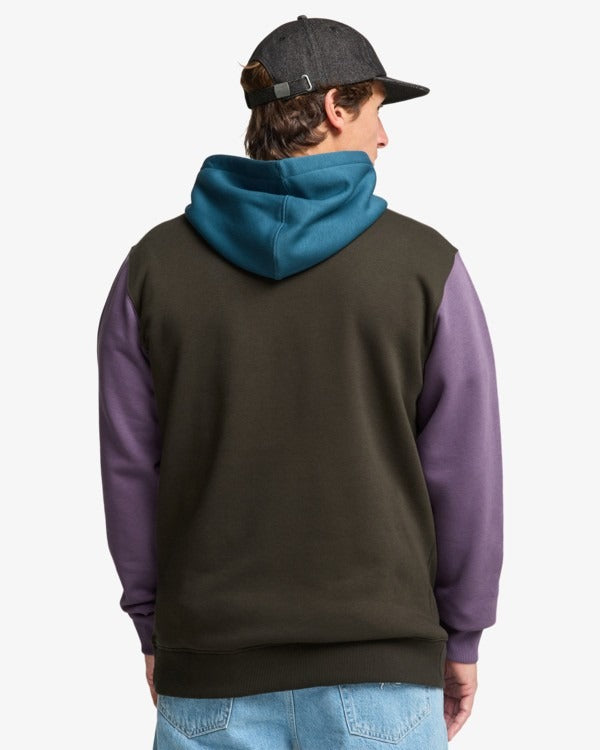 Billabong Arch Block Pull Over Hooded Sweatshirt-Dusty Grape | Billabong | - Northshore Newquay - Surf/Skate Shop