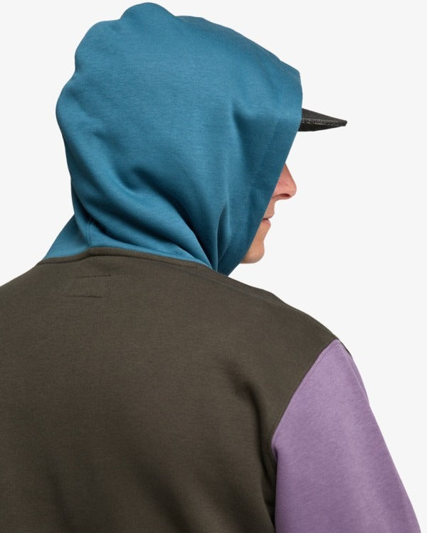 Billabong Arch Block Pull Over Hooded Sweatshirt-Dusty Grape | Billabong | - Northshore Newquay - Surf/Skate Shop
