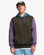 Billabong Arch Block Pull Over Hooded Sweatshirt-Dusty Grape | Billabong | - Northshore Newquay - Surf/Skate Shop