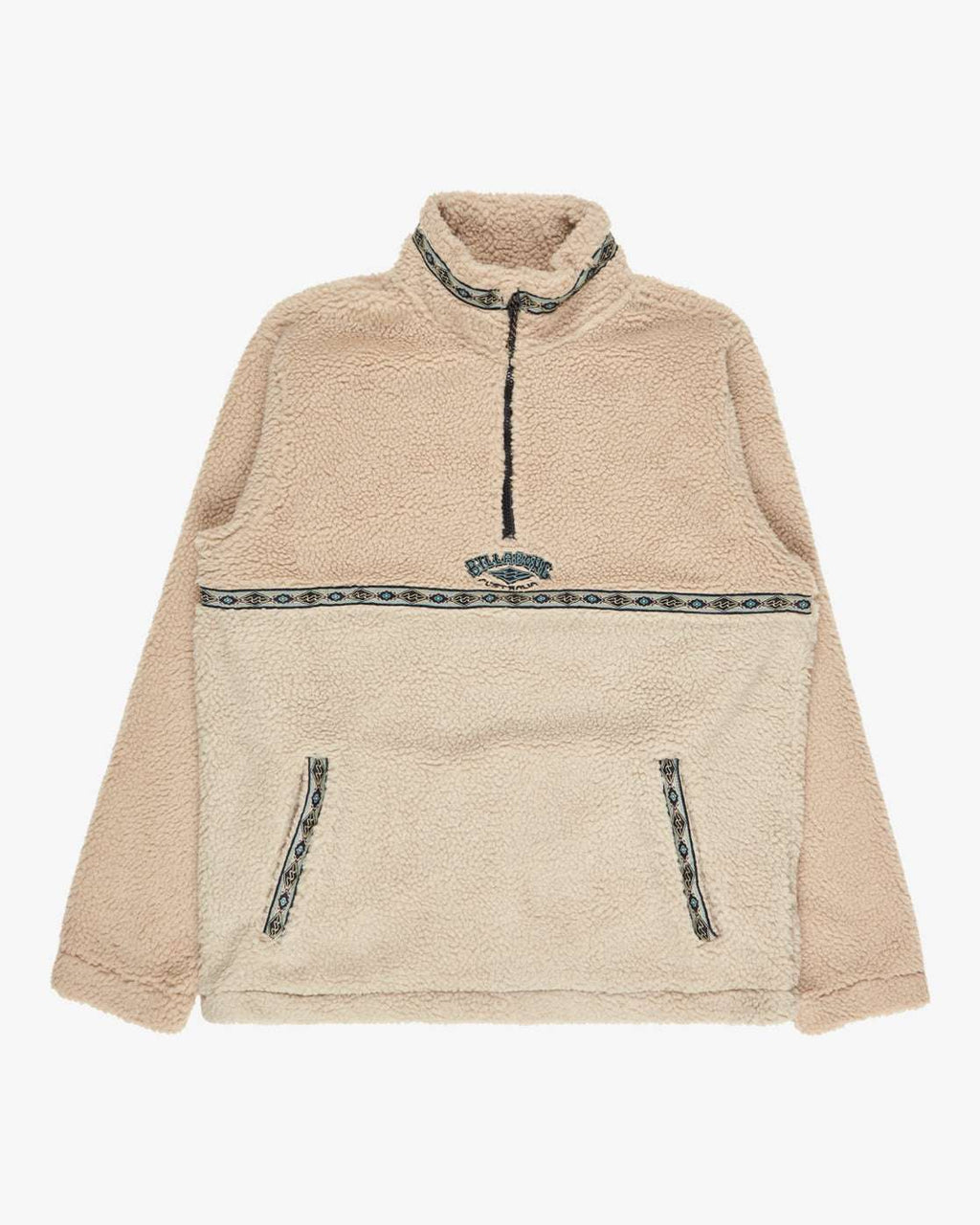 Billabong Boundary Tombstone - Half Zip Mock Neck Fleece-Desert | Billabong | Fleece - Northshore Newquay - Surf/Skate