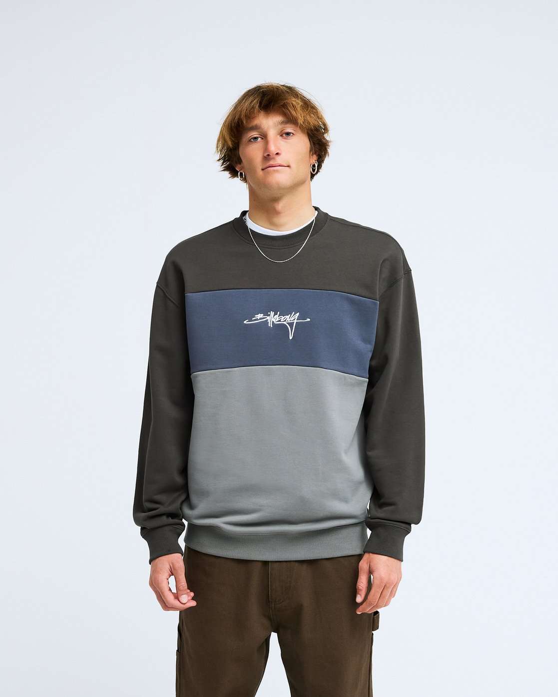 Billabong Since 73 New Kids Sweatshirt-Raven | Billabong | - Northshore Newquay - Surf/Skate Shop