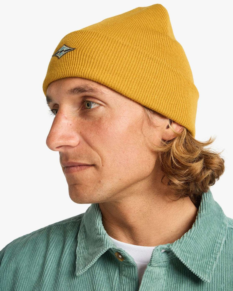 Billabong Every Other Day Cuff Beanie - Black | Gold | Billabong | Beanie - Northshore Newquay - Surf/Skate Shop