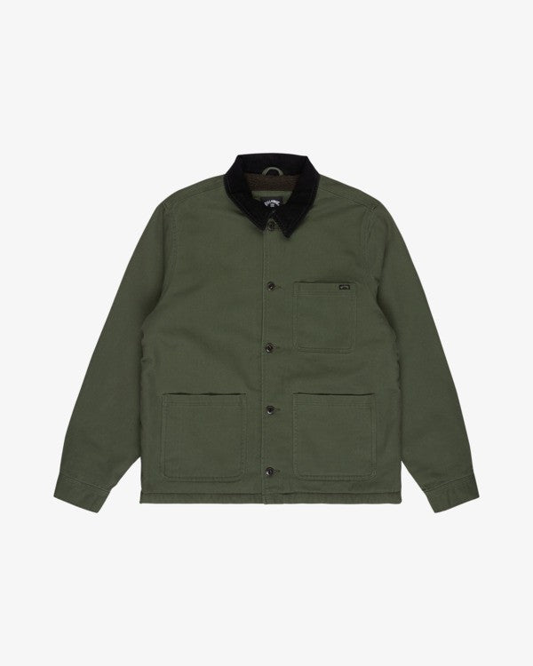 Billabong Chore Jacket-Riffle Green | Northshore Surf Shop | - Northshore Newquay - Surf/Skate Shop