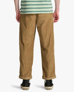 Billabong Larry Elastic Waist Corduroy Pants-Gravel | Billabong | Trousers - Northshore Newquay - Surf/Skate