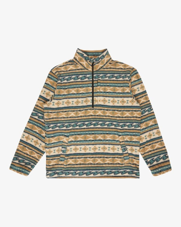 Billabong Boundary Mock Neck Half Zip Fleece-Desert Print | Billabong | - Northshore Newquay - Surf/Skate Shop