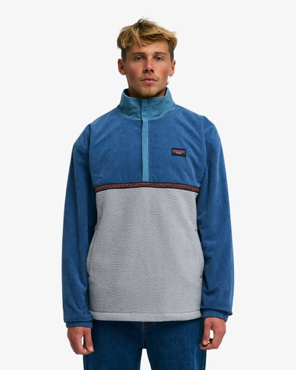Billabong Space Lobster Half Zip Fleece-Alloy | Billabong | - Northshore Newquay - Surf/Skate Shop