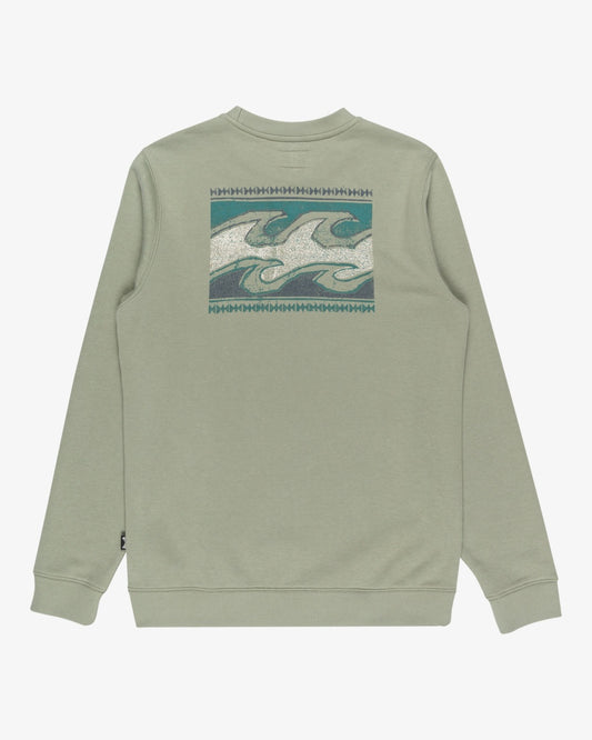 Billabong Foundation Sweatshirt-Grey Green | Billabong | Sweater