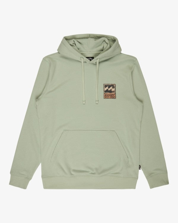 Billabong Stamp Hooded Sweatshirt-Vintage Green | Billabong | - Northshore Newquay - Surf/Skate Shop