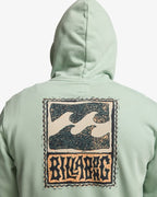 Billabong Stamp Hooded Sweatshirt-Vintage Green | Billabong | - Northshore Newquay - Surf/Skate Shop