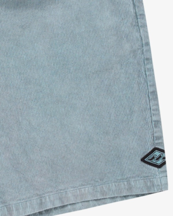 Billabong Larry 20" Cord Walk short-Washed Blue | Billabong | - Northshore Newquay - Surf/Skate Shop
