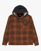 Billabong Furnace Bonded Flannel Fleece Shirt-Dark Cedar | Billabong | Fleece - Northshore Newquay - Surf/Skate