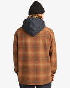 Billabong Furnace Bonded Flannel Fleece Shirt-Dark Cedar | Billabong | Fleece - Northshore Newquay - Surf/Skate