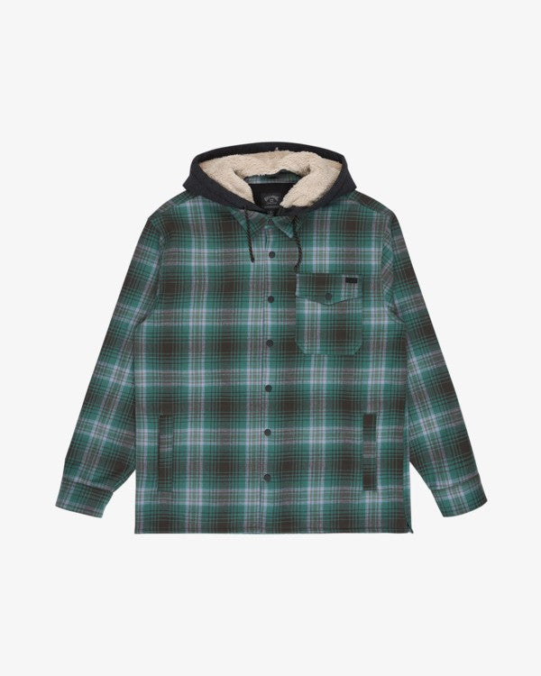 Billabong Furnace Bonded Flannel-Raven | Billabong | - Northshore Newquay - Surf/Skate Shop