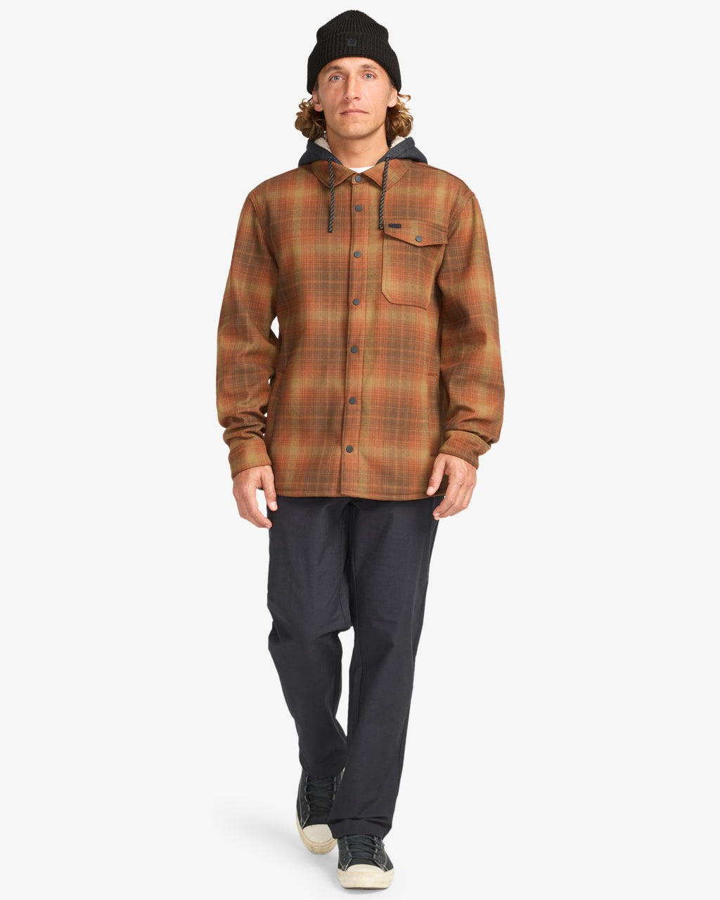 Billabong Furnace Bonded Flannel Fleece Shirt-Dark Cedar | Billabong | Fleece - Northshore Newquay - Surf/Skate
