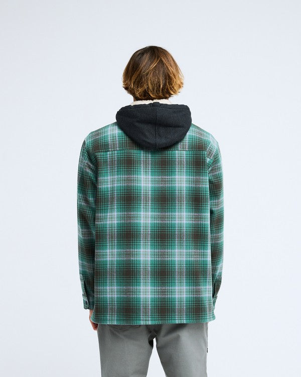 Billabong Furnace Bonded Flannel-Raven | Billabong | - Northshore Newquay - Surf/Skate Shop