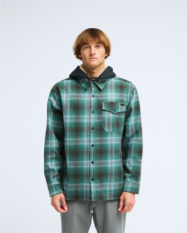 Billabong Furnace Bonded Flannel-Raven | Billabong | - Northshore Newquay - Surf/Skate Shop