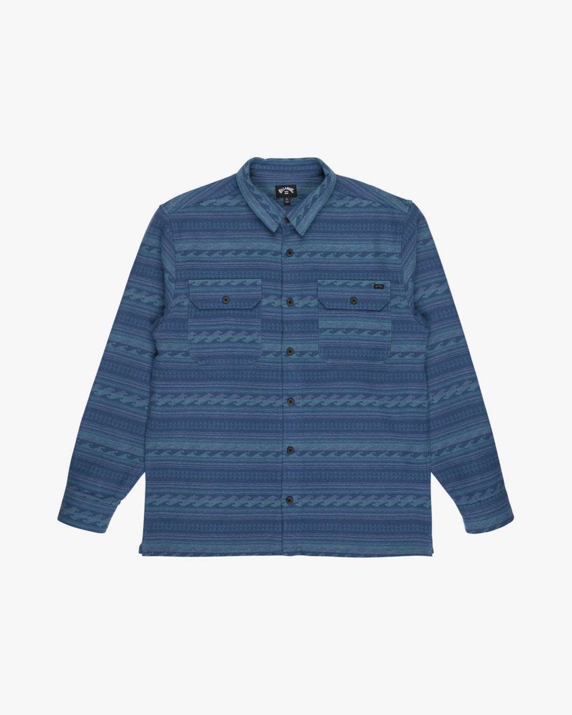 Billabong Offshore Jacquard Flannel Shirt-Navy | Billabong | - Northshore Newquay - Surf/Skate Shop