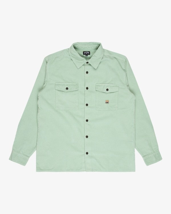 Billabong Bong Days Long Sleeve Shirt-vintage Green | Billabong | - Northshore Newquay - Surf/Skate Shop