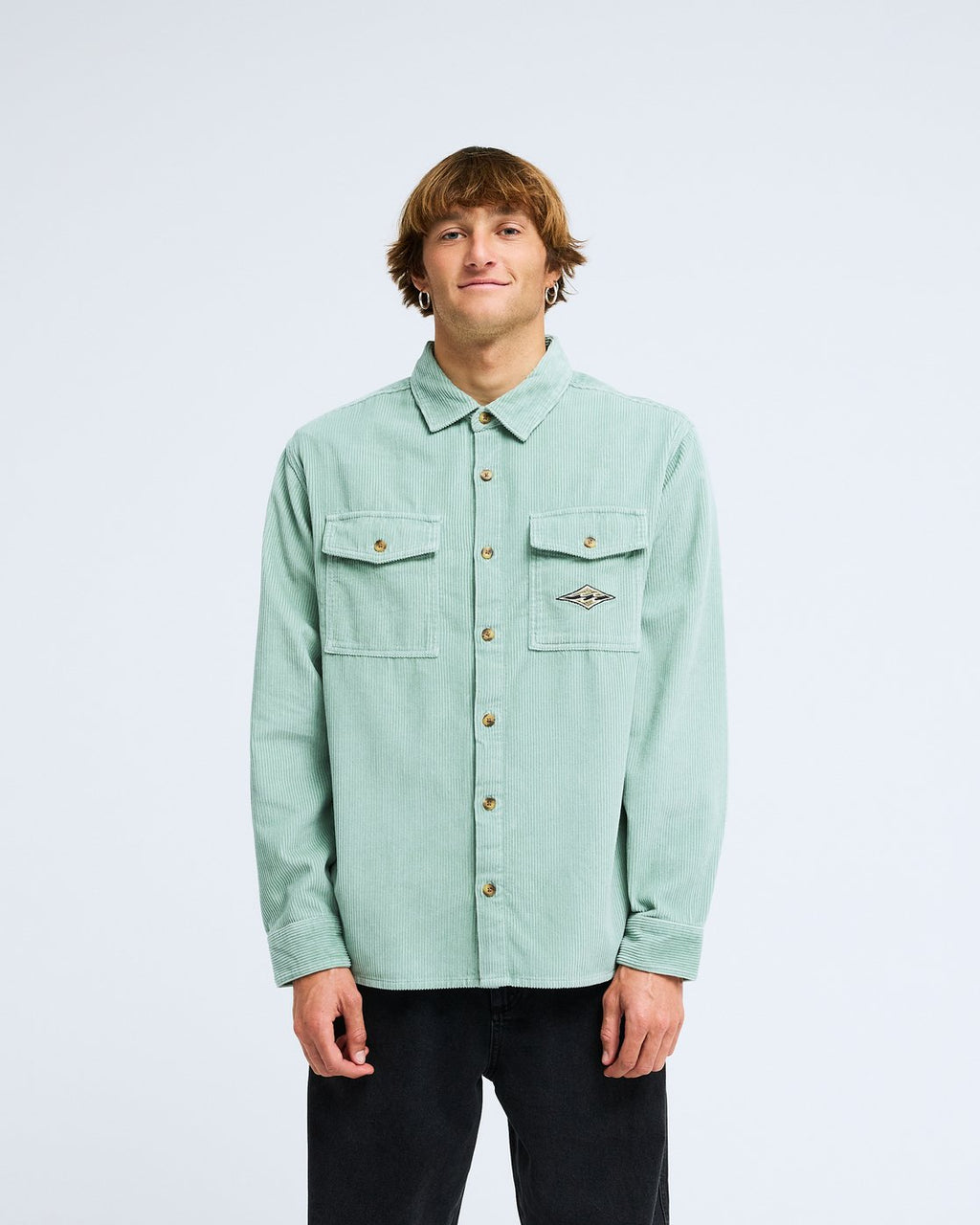 Billabong Bong Days Long Sleeve Shirt Blue Surf