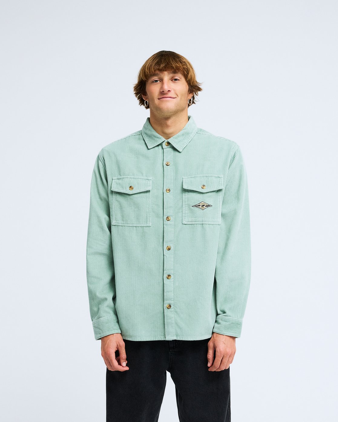 Billabong Bong Days Long Sleeve Shirt Blue Surf